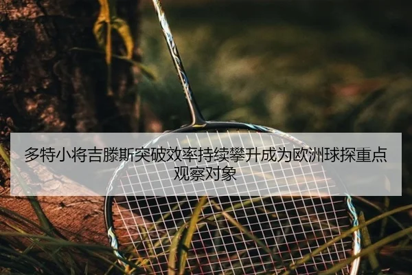 多特小将吉滕斯突破效率持续攀升成为欧洲球探重点观察对象